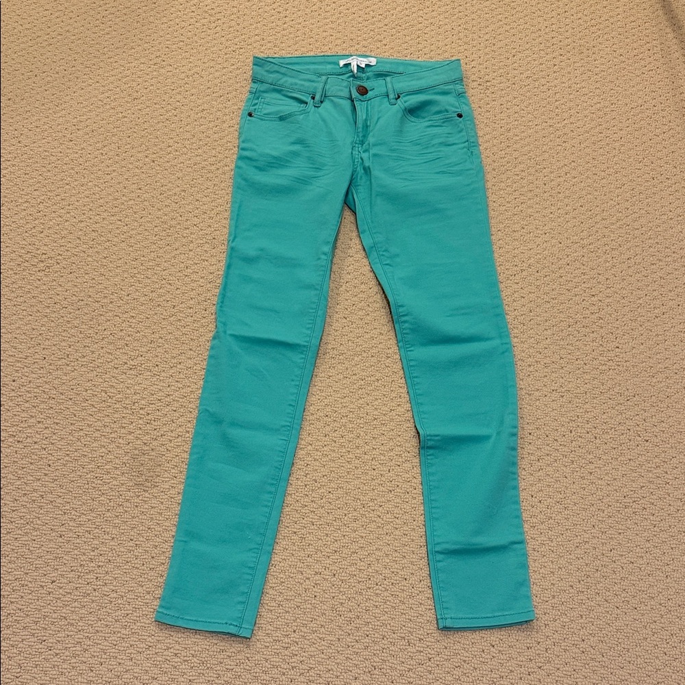 BCBGeneration Vibrant Teal Skinny Jeans